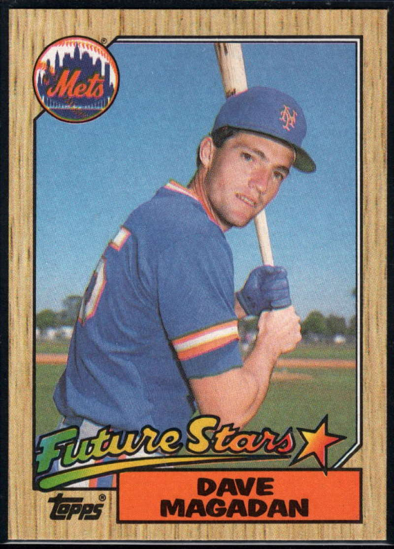 1987 Topps #512 Dave Magadan RC Rookie Mets