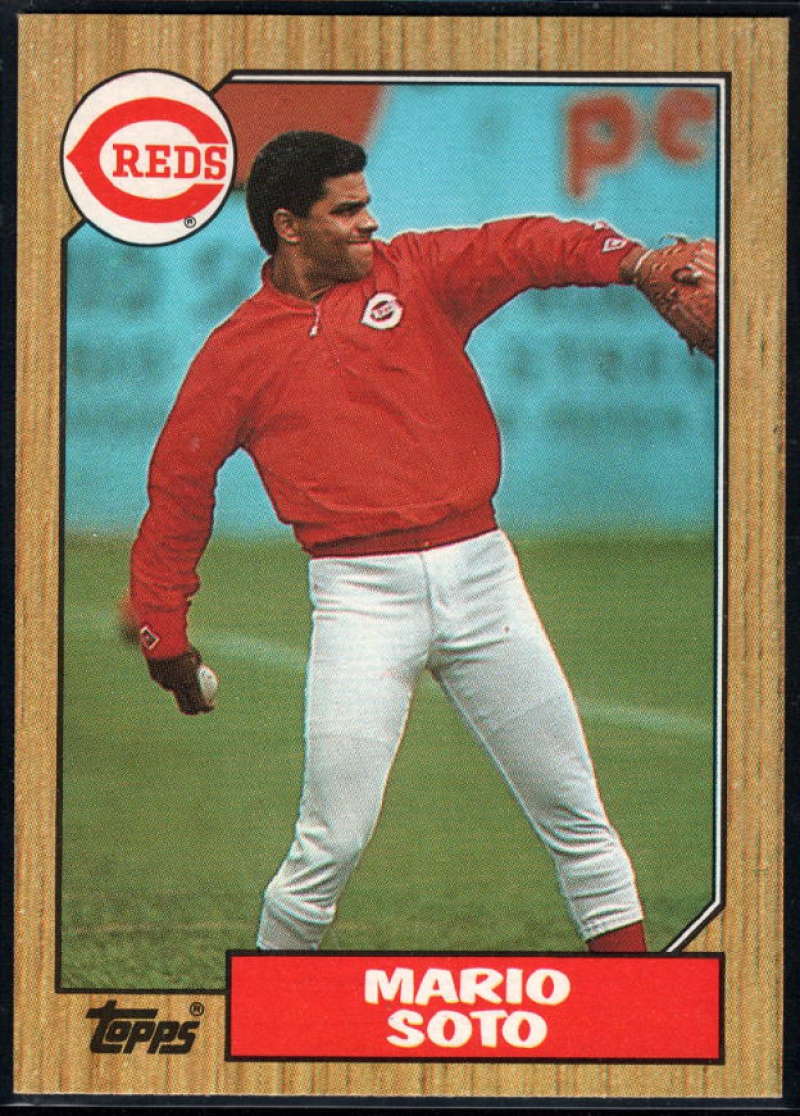 1987 Topps #517 Mario Soto Reds Image 1
