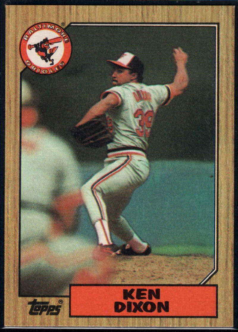 1987 Topps #528 Ken Dixon Orioles Image 1