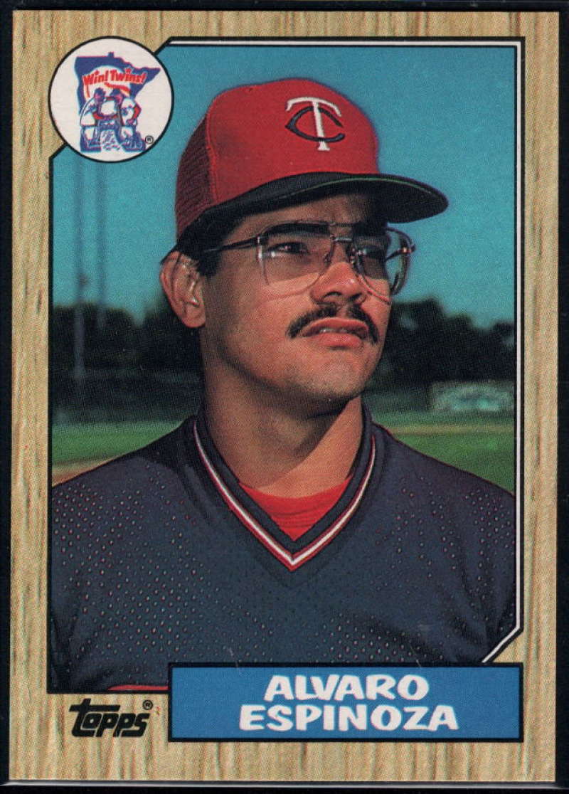 1987 Topps #529 Alvaro Espinoza RC Rookie Twins Image 1