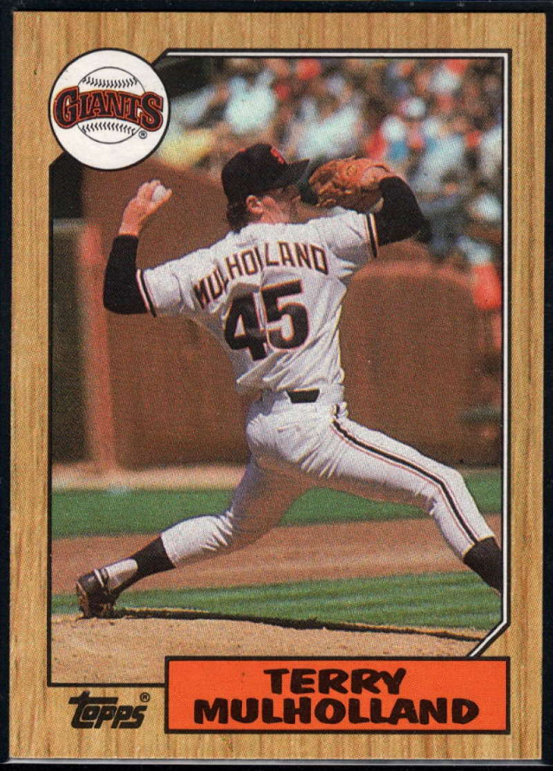 1987 Topps #536 Terry Mulholland RC Rookie Giants Image 1