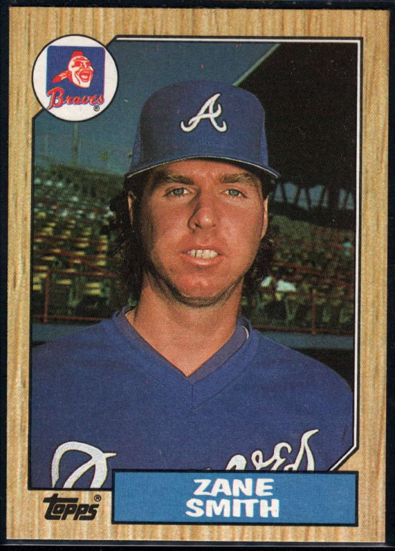 1987 Topps #544 Zane Smith Braves Image 1