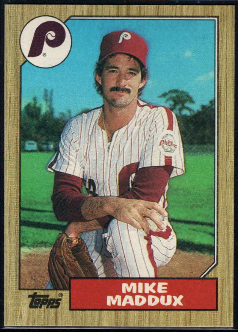 1987 Topps #553 Mike Maddux RC Rookie Phillies Image 1