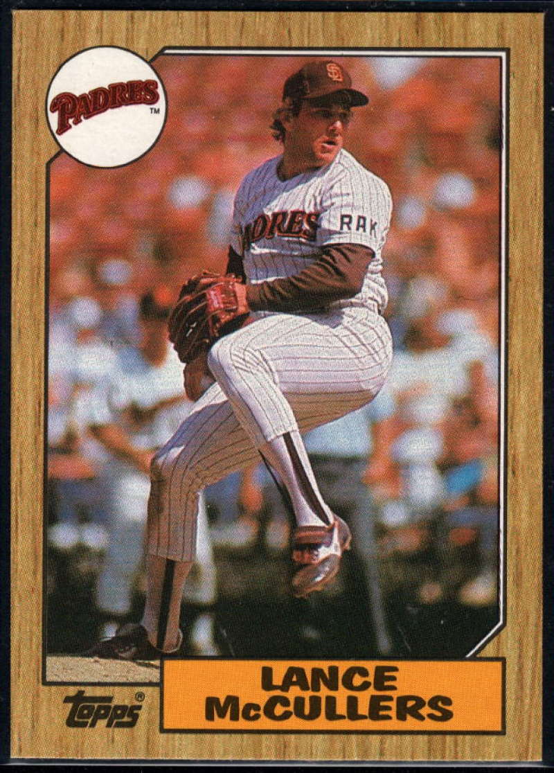 1987 Topps #559 Lance McCullers Padres Image 1
