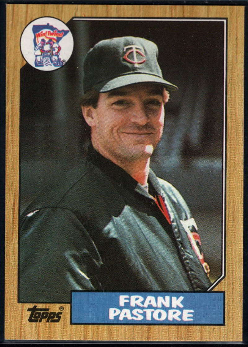1987 Topps #576 Frank Pastore Twins Image 1