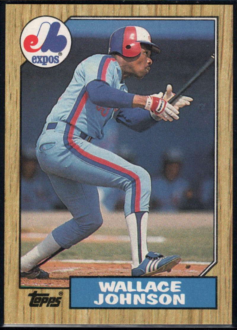 1987 Topps #588 Wallace Johnson Expos Image 1