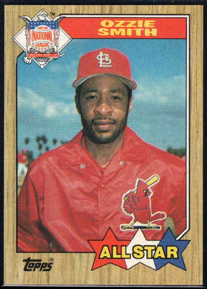 1987 Topps #598 Ozzie Smith Cardinals AS Image 1