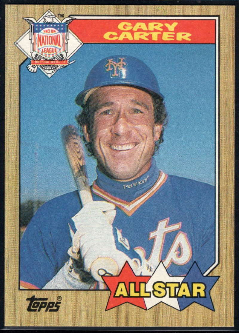 1987 Topps #602 Gary Carter Mets AS Image 1