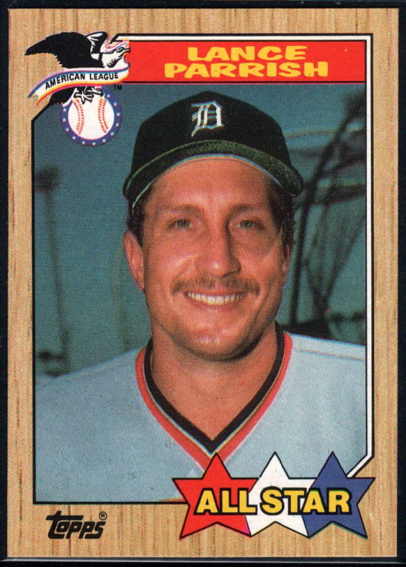 1987 Topps #613 Lance Parrish Tigers UER AS Image 1