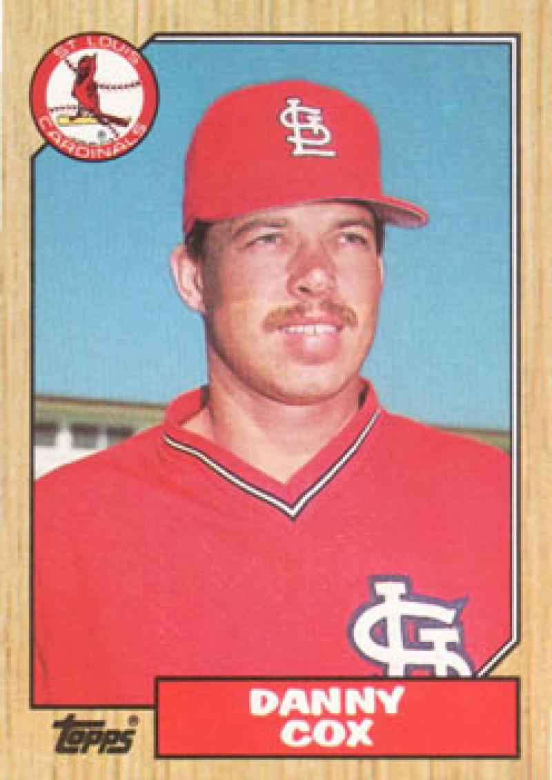 1987 Topps #621 Danny Cox Cardinals Image 1