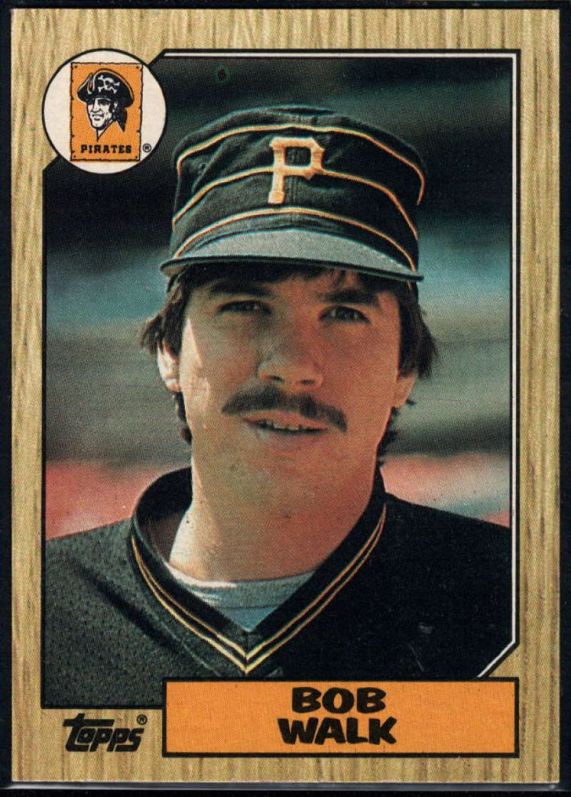 1987 Topps #628 Bob Walk Pirates Image 1