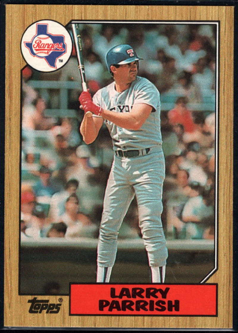1987 Topps #629 Larry Parrish Rangers Image 1