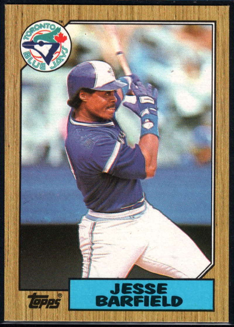 1987 Topps #655 Jesse Barfield Blue Jays Image 1