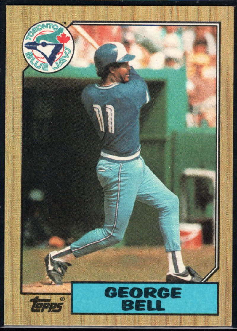 1987 Topps #681 George Bell Blue Jays Image 1