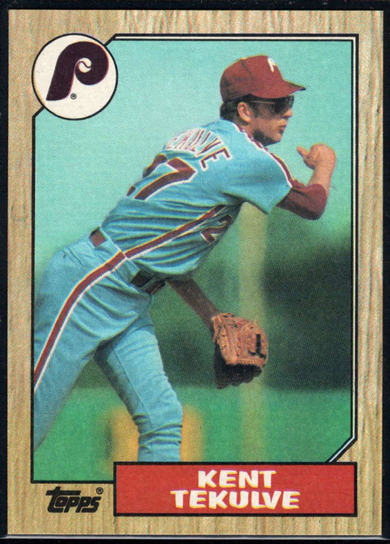 1987 Topps #684 Kent Tekulve Phillies Image 1