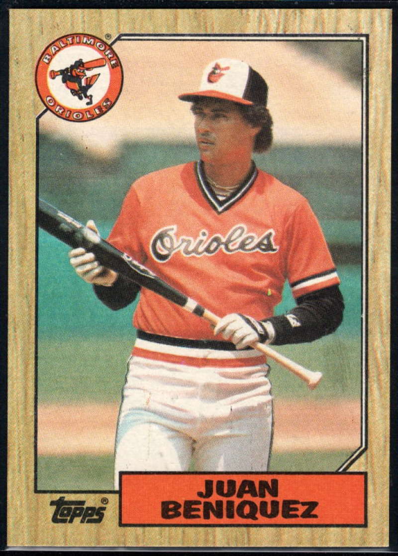 1987 Topps #688 Juan Beniquez Orioles Image 1