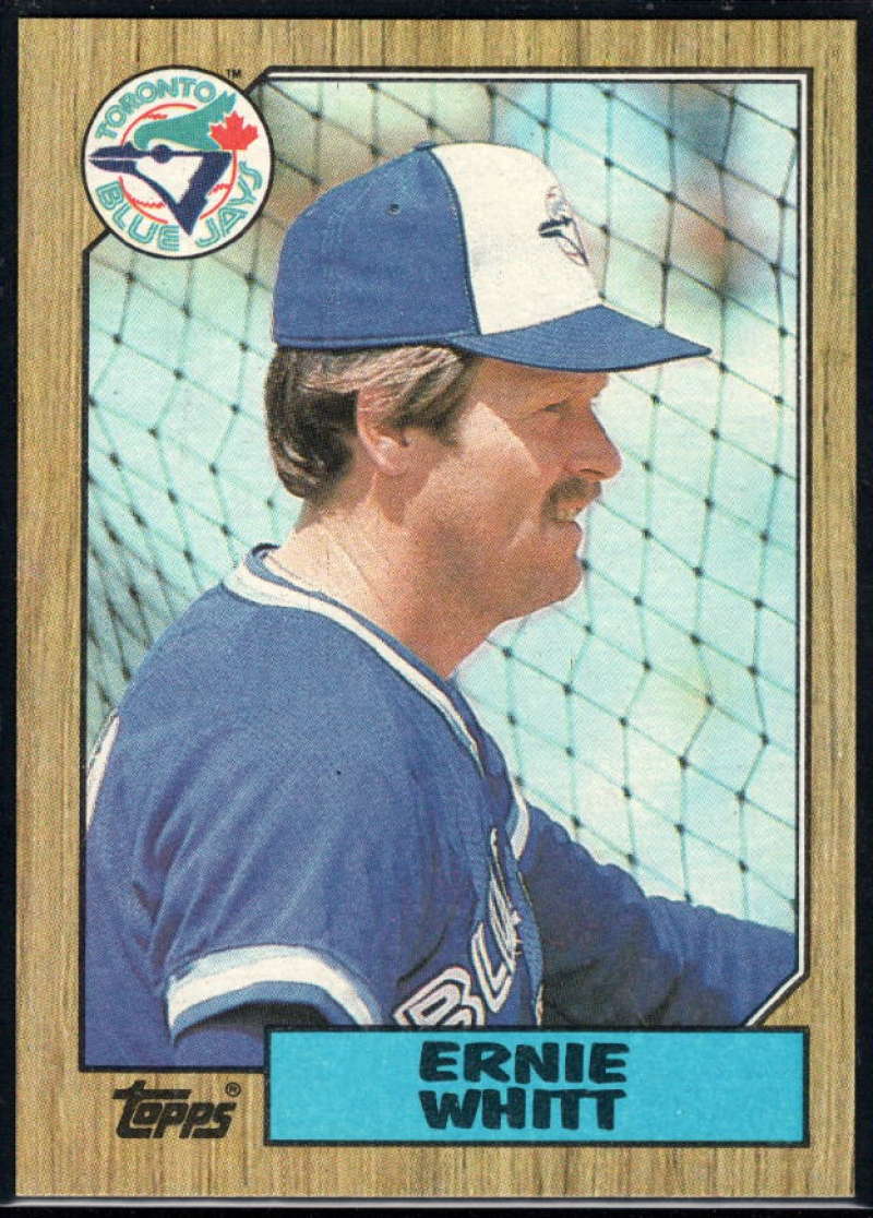 1987 Topps #698 Ernie Whitt Blue Jays Image 1