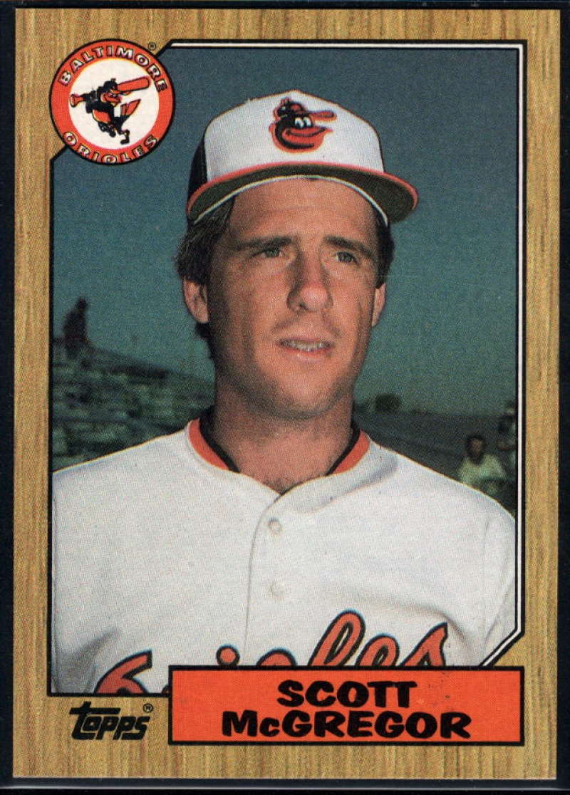 1987 Topps #708 Scott McGregor Orioles Image 1