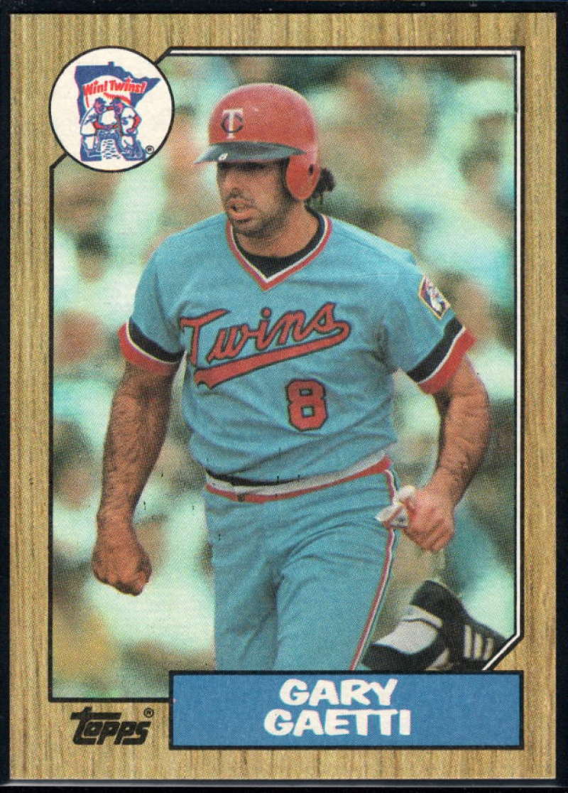 1987 Topps #710 Gary Gaetti Twins Image 1