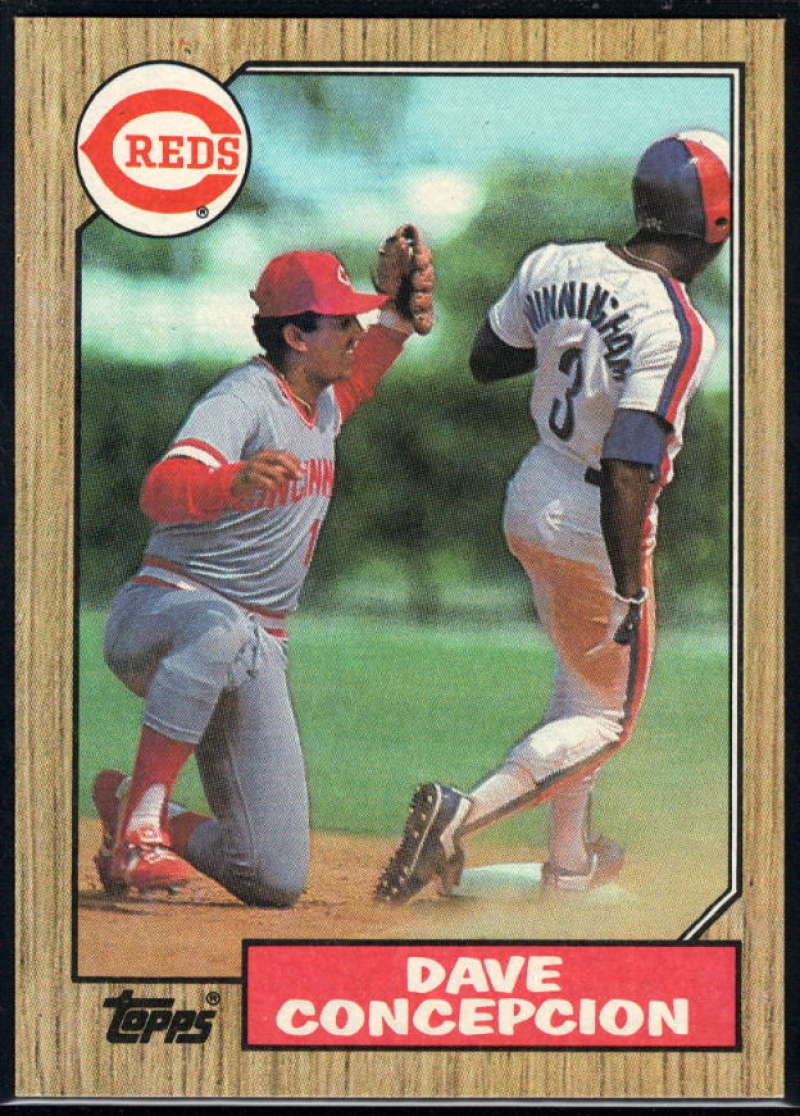 1987 Topps #731 Dave Concepcion Reds Image 1