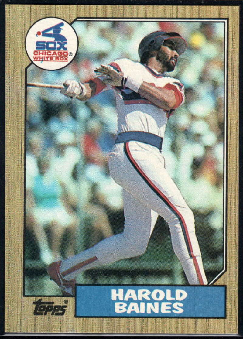 1987 Topps #772 Harold Baines White Sox Image 1
