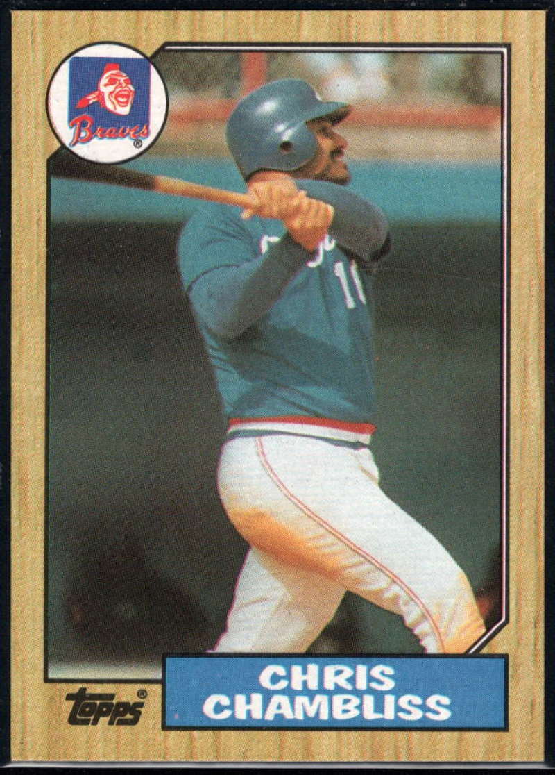 1987 Topps #777 Chris Chambliss Braves Image 1