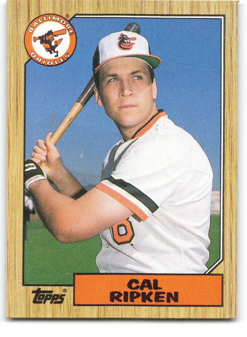 1987 Topps #784 Cal Ripken Jr. Orioles Image 1