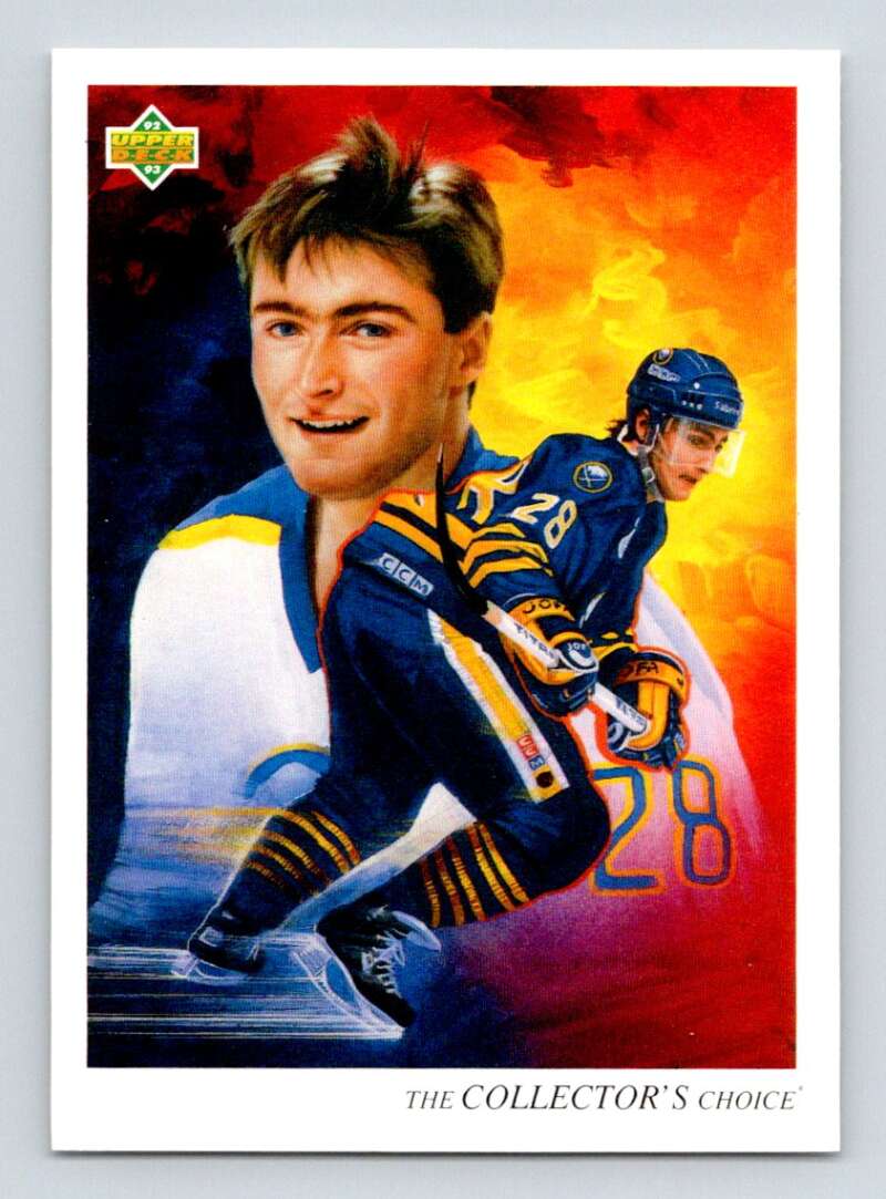 1992-93 Upper Deck Hockey #2 Donald Audette TC Buffalo Sabres Image 1