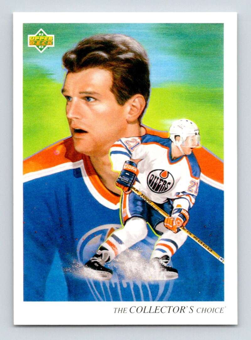 1992-93 Upper Deck Hockey #6 Vincent Damphousse TC Edmonton Oilers Image 1