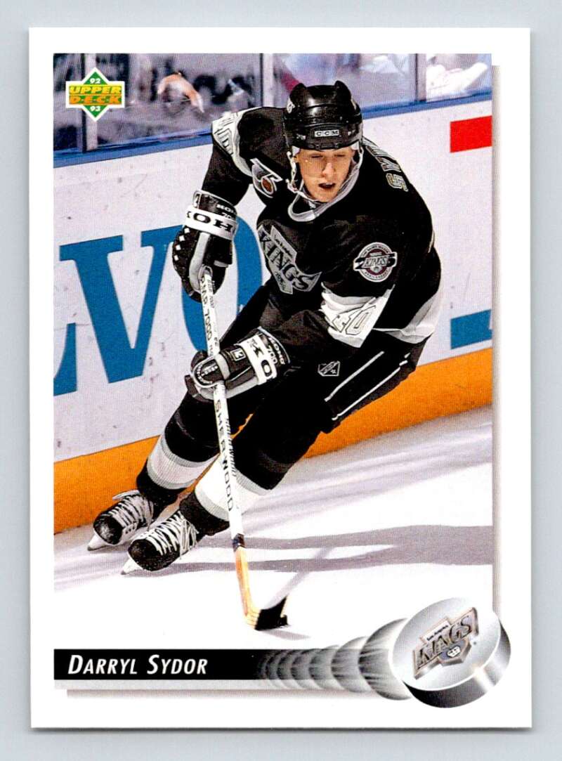 1992-93 Upper Deck Hockey #63 Darryl Sydor Los Angeles Kings Image 1