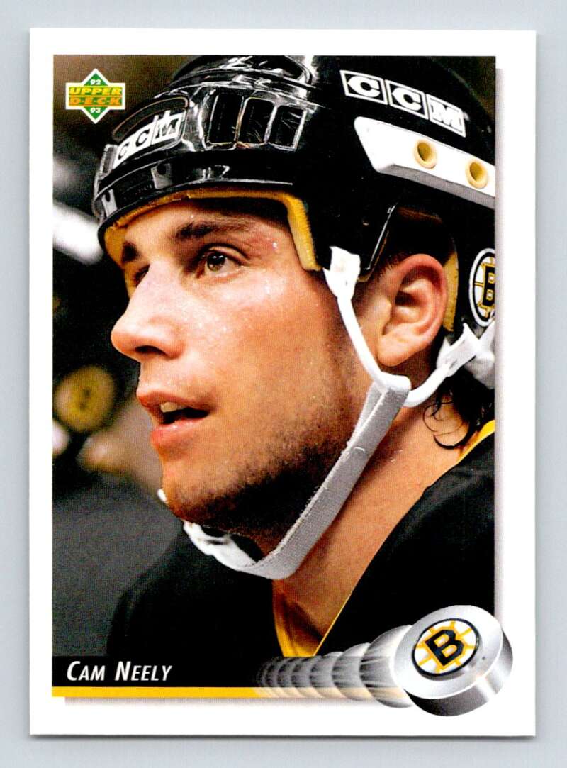 1992-93 Upper Deck Hockey #86 Cam Neely Boston Bruins Image 1