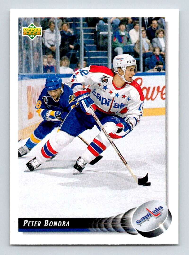 1992-93 Upper Deck Hockey #115 Peter Bondra Washington Capitals Image 1
