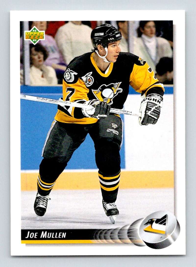 1992-93 Upper Deck Hockey #144 Joe Mullen Pittsburgh Penguins Image 1