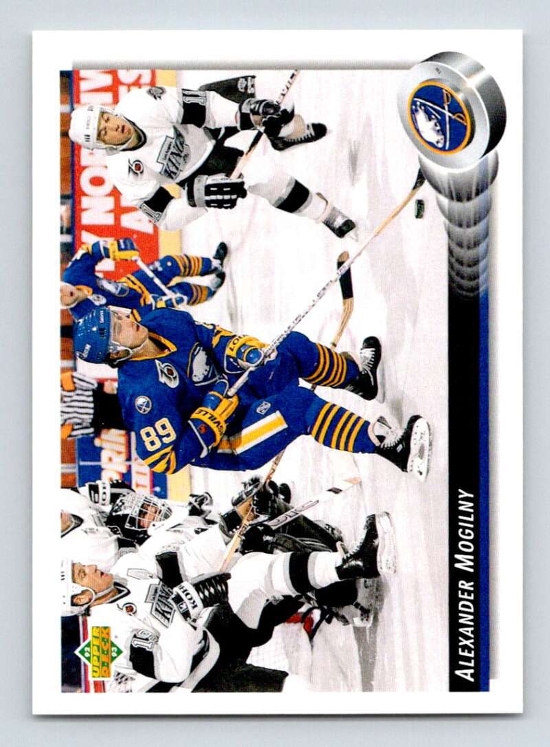 1992-93 Upper Deck Hockey #167 Alexander Mogilny Buffalo Sabres Image 1