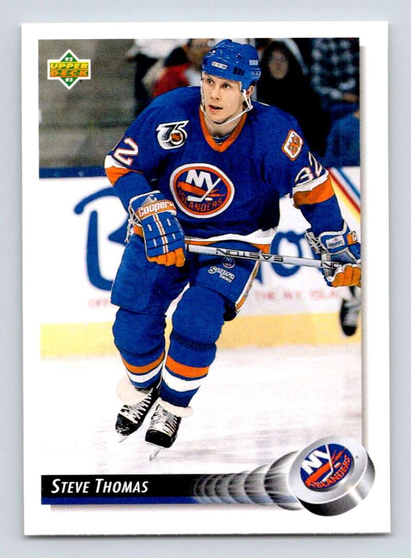 1992-93 Upper Deck Hockey #171 Steve Thomas New York Islanders Image 1