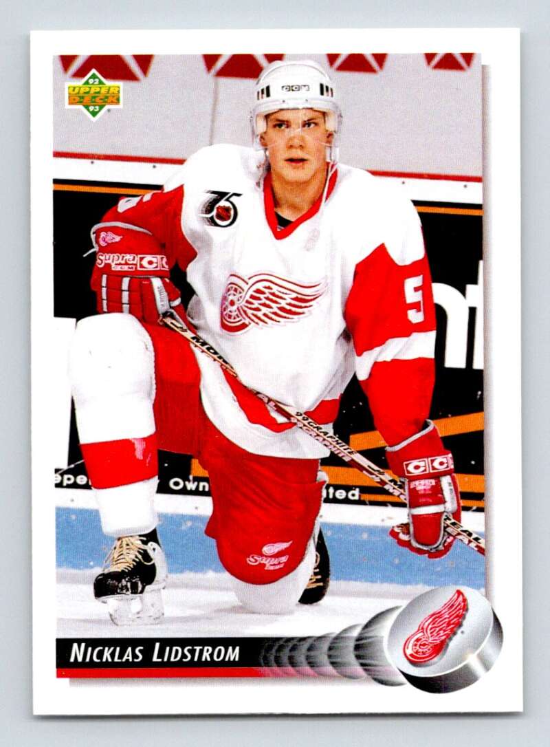  Hockey NHL 1992-93 Ultra #51 Nicklas Lidstrom NM Red