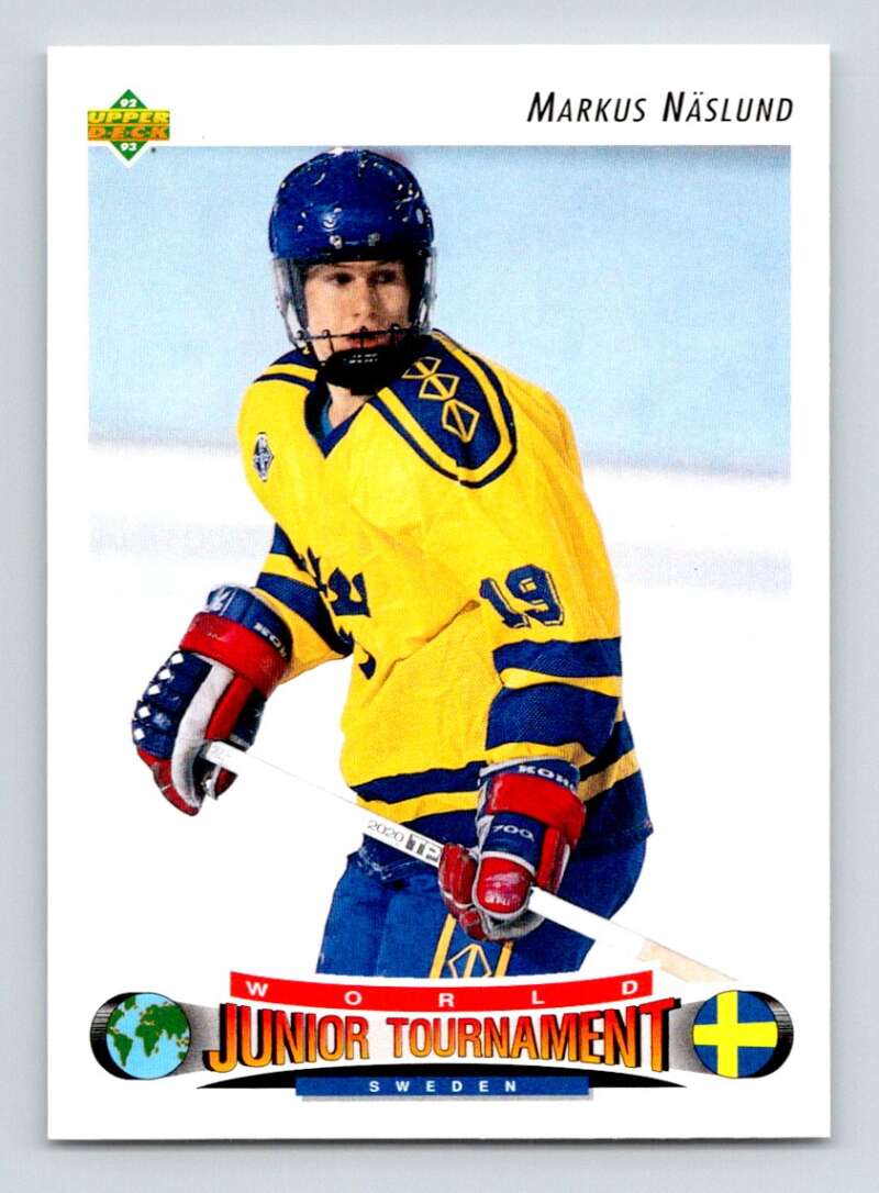 1992-93 Upper Deck Hockey #234 Markus Naslund RC Rookie Image 1