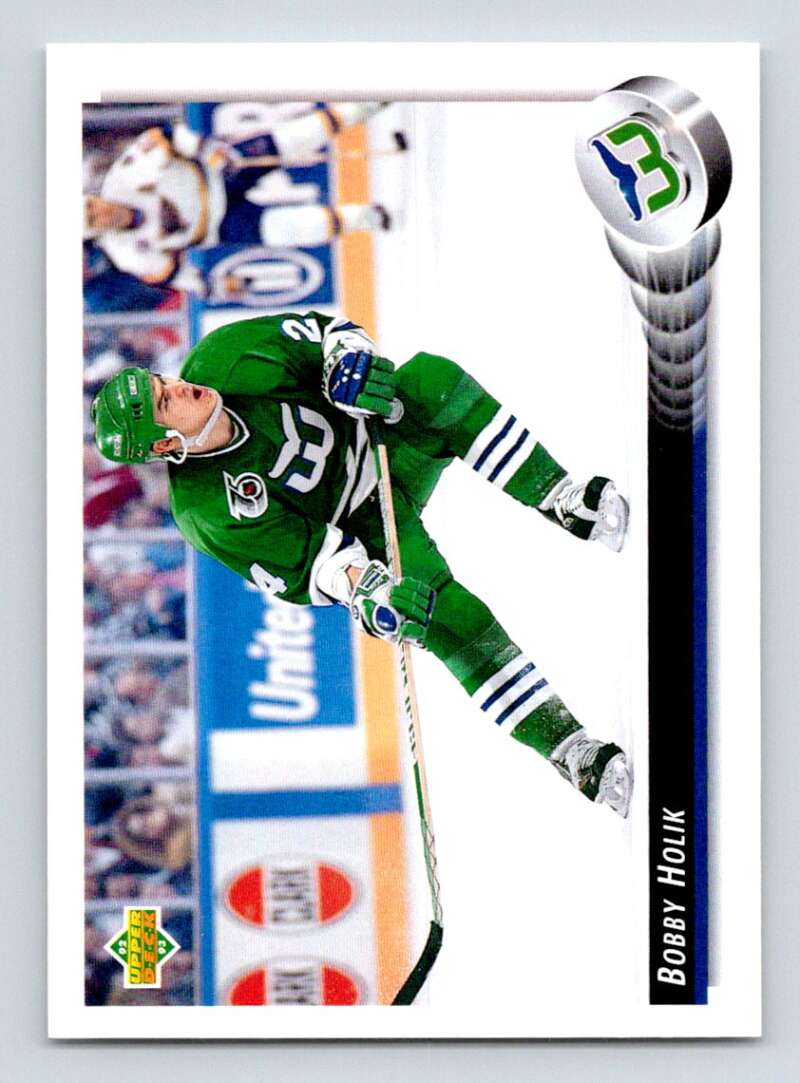 1992-93 Upper Deck Hockey #252 Bobby Holik Hartford Whalers Image 1