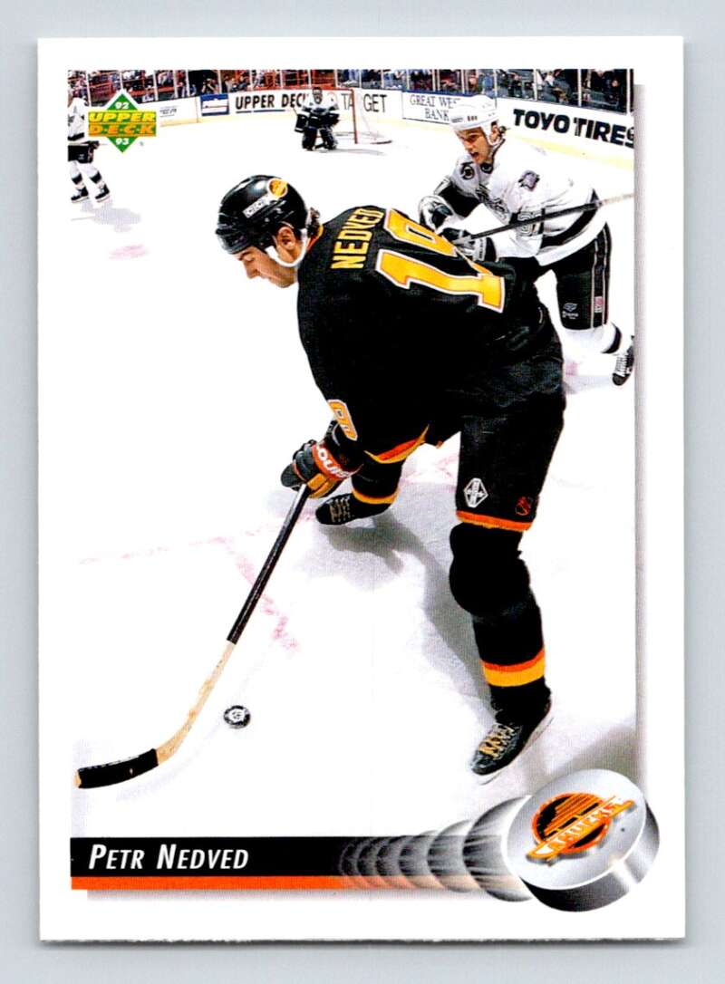 1992-93 Upper Deck Hockey #263 Petr Nedved Vancouver Canucks Image 1