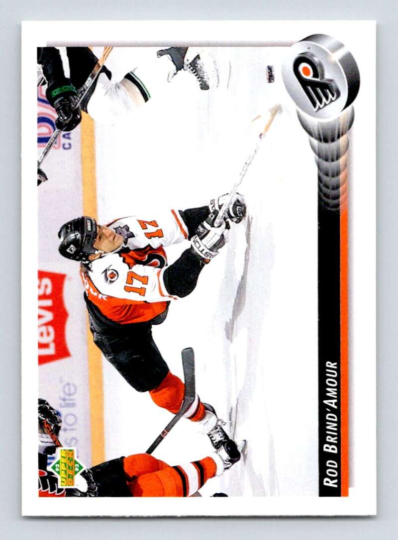 1992-93 Upper Deck Hockey #264 Rod Brind'Amour Philadelphia Flyers Image 1