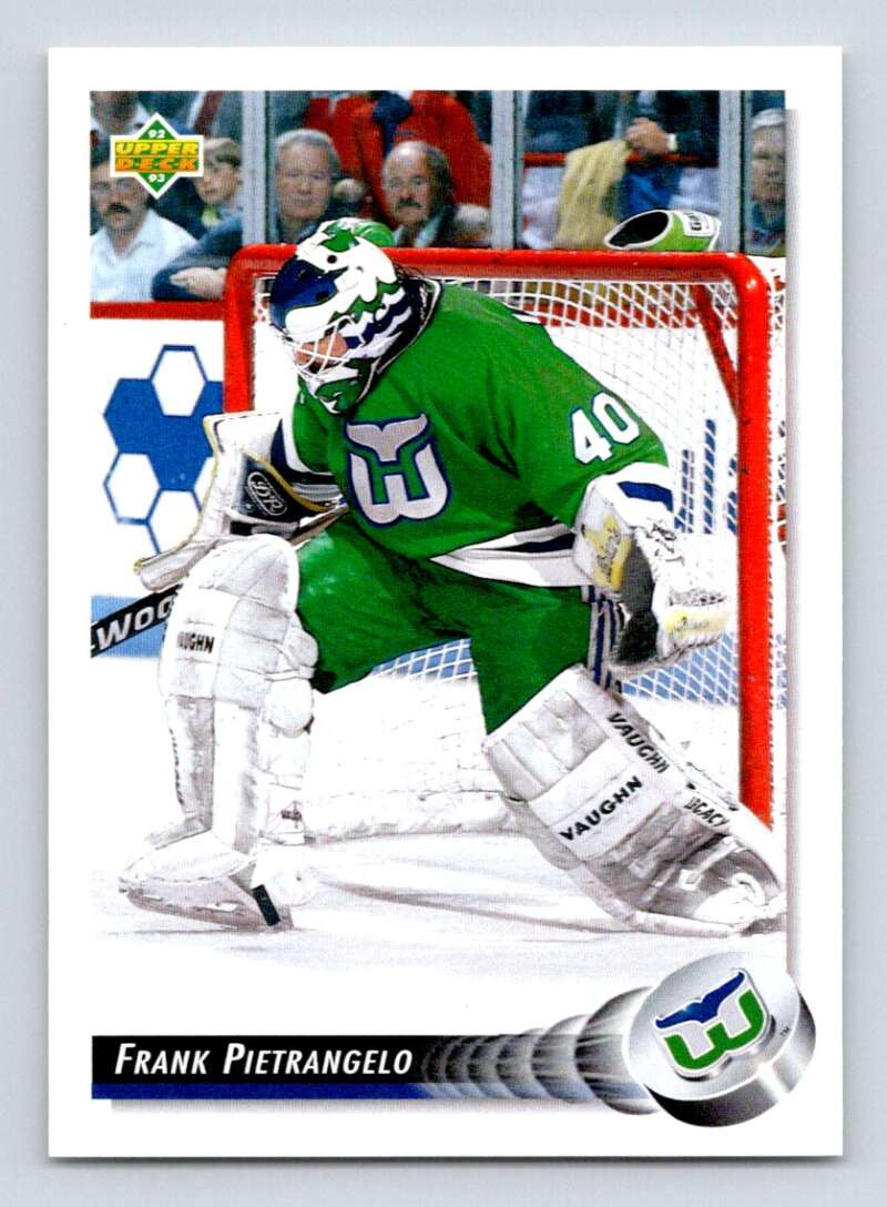 1992-93 Upper Deck Hockey #273 Frank Pietrangelo Hartford Whalers Image 1