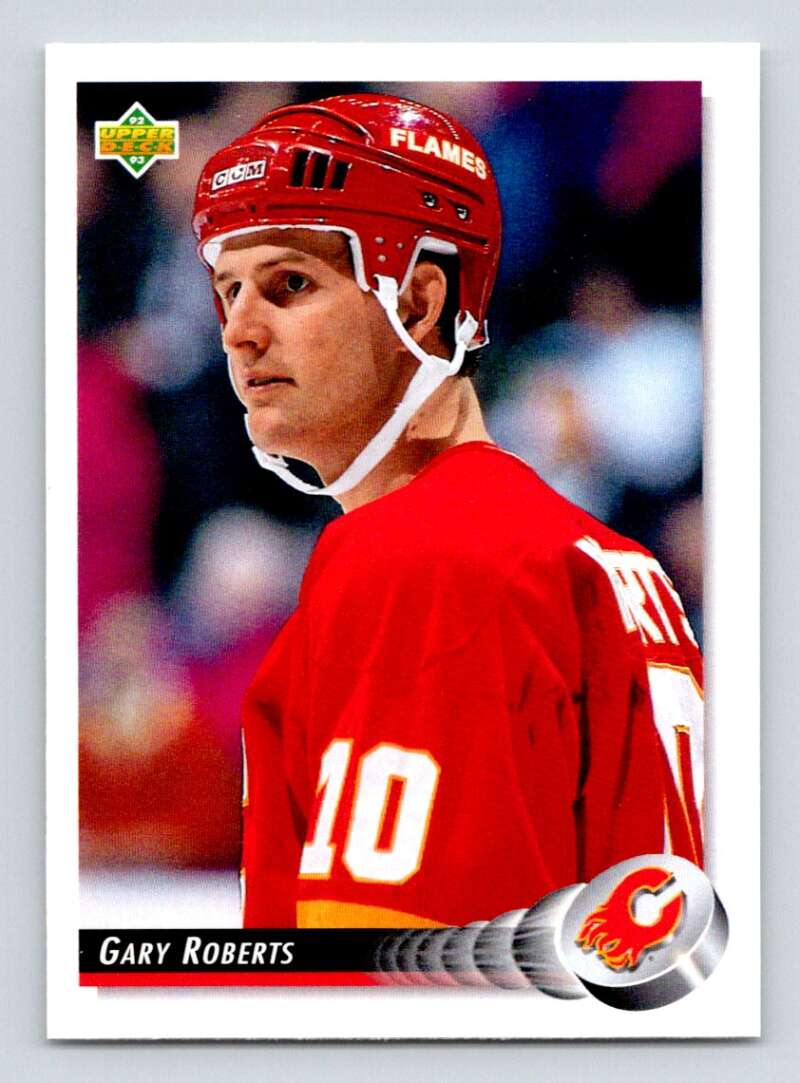 1992-93 Upper Deck Hockey #289 Gary Roberts Calgary Flames Image 1