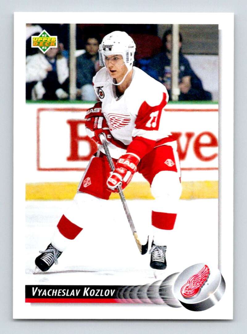 1992-93 Upper Deck Hockey #294 Slava Kozlov Detroit Red Wings Image 1