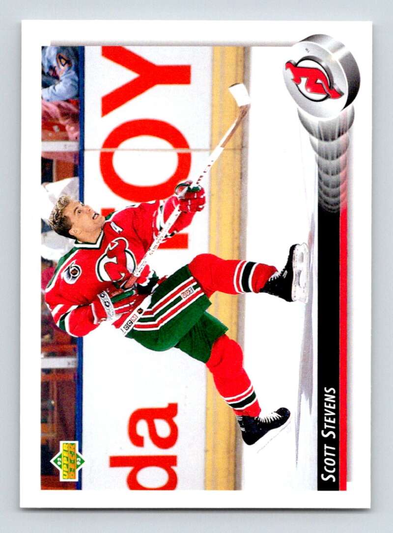 1992-93 Upper Deck Hockey #297 Scott Stevens New Jersey Devils Image 1