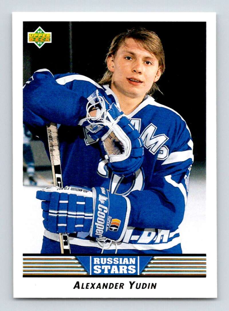 1992-93 Upper Deck Hockey #336 Alexander Yudin RS RC Rookie Image 1
