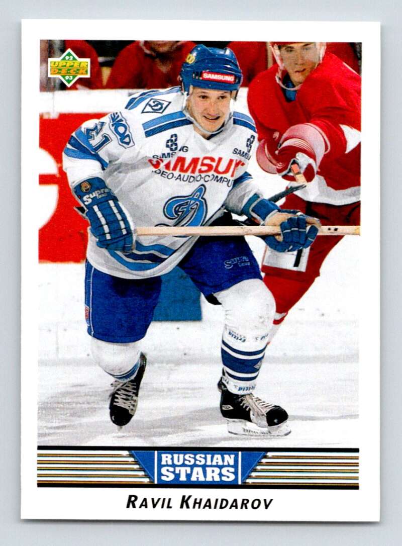 1992-93 Upper Deck Hockey #347 Ravil Khaidarov RS RC Rookie Image 1