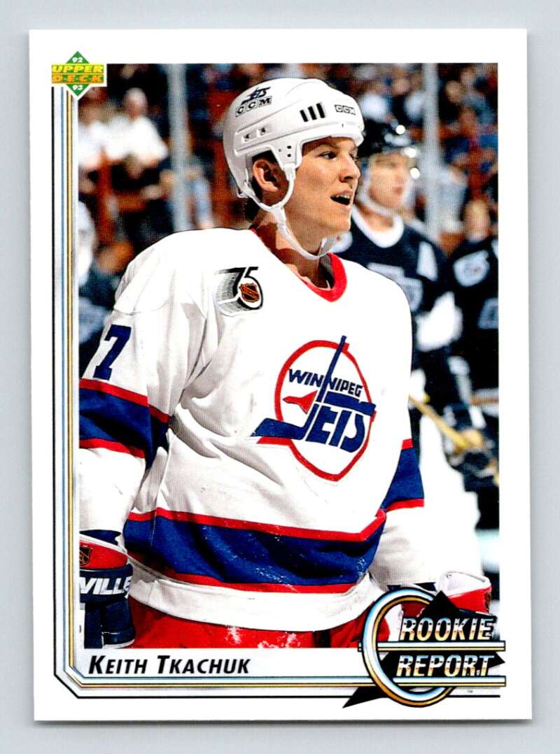 1992-93 Upper Deck Hockey #364 Keith Tkachuk RR Winnipeg Jets Image 1