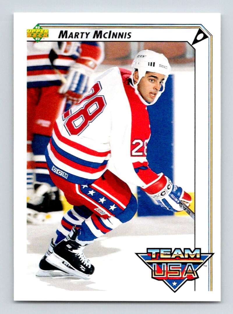 1992-93 Upper Deck Hockey #394 Marty McInnis New York Islanders Image 1
