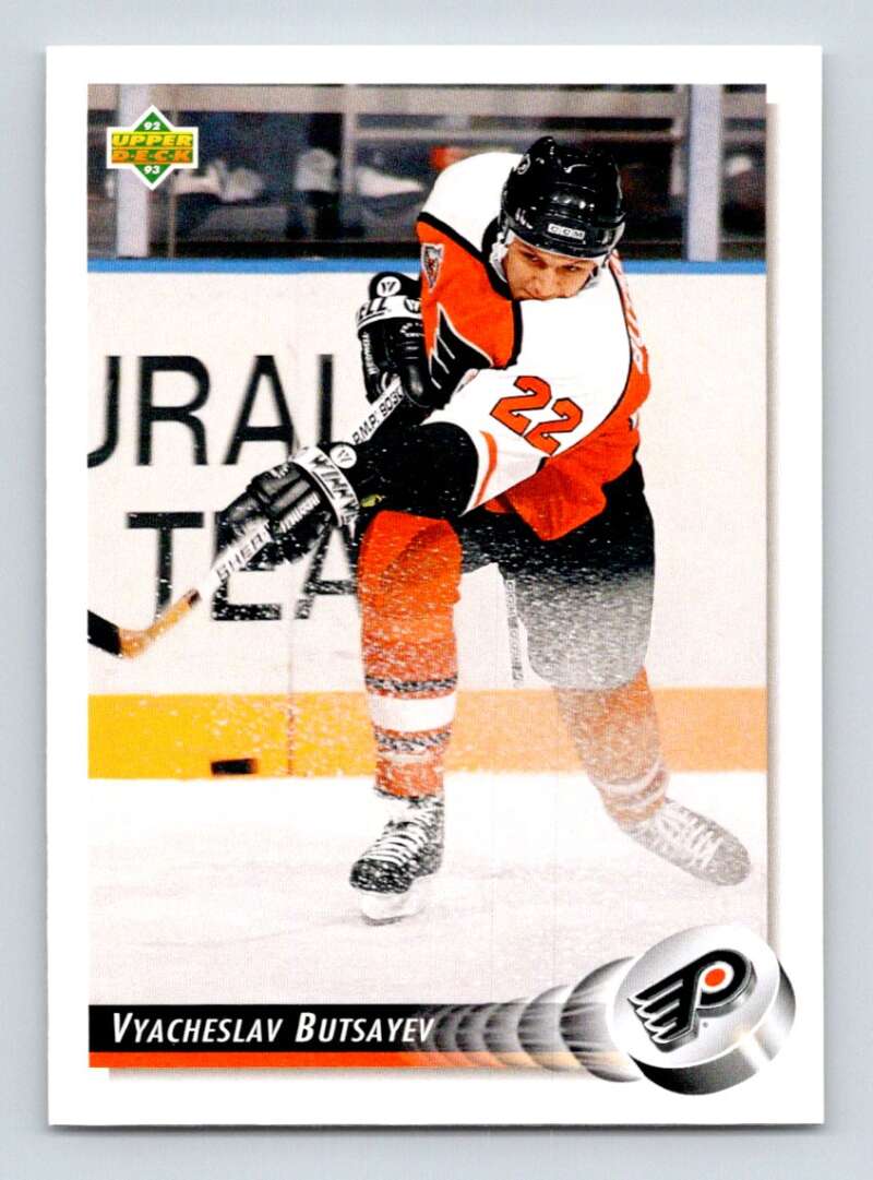1992-93 Upper Deck Hockey #503 Vyatcheslav Butsayev RC Rookie Flyers Image 1