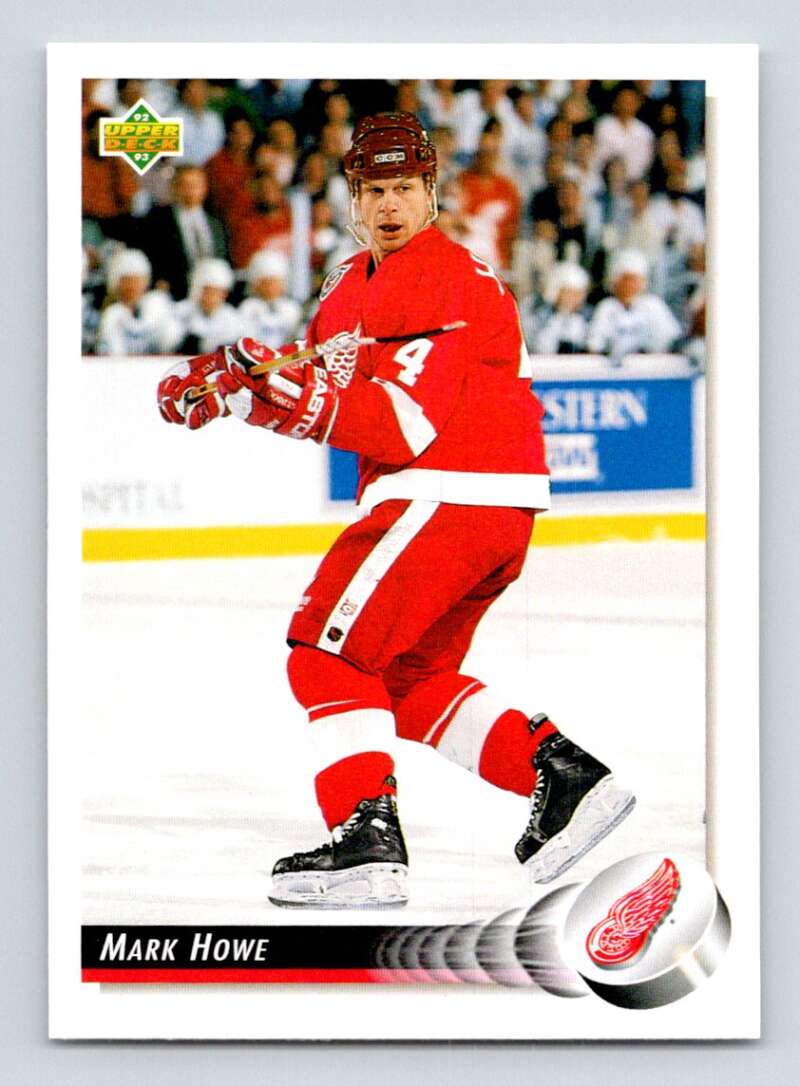 1992-93 Upper Deck Hockey #530 Mark Howe Detroit Red Wings Image 1